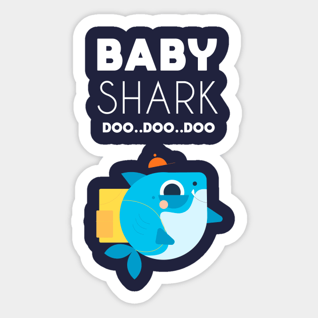 Baby shark Sticker by Saytee1